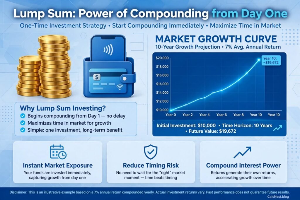 Lump sum investment in mutual funds advantages and growth
