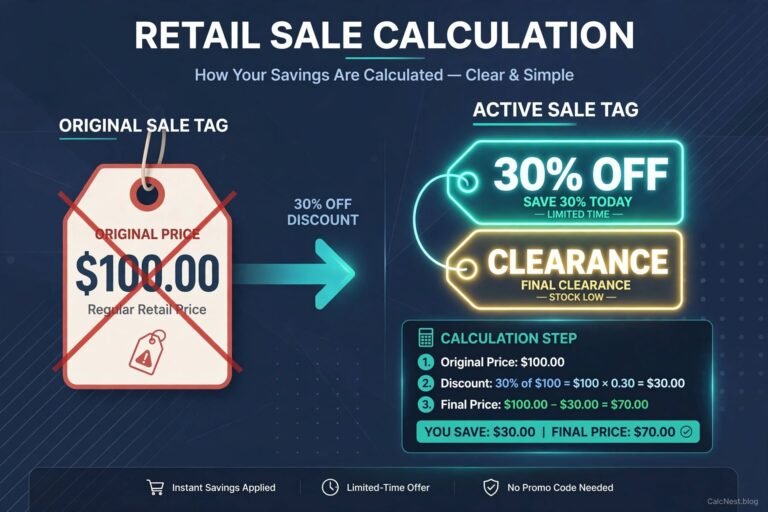 Percentage Discount Calculator: How to Master Sale Prices and Save Real Cash Online