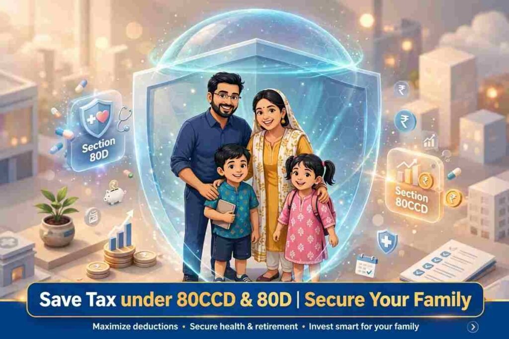 Tax savings under Section 80CCD and 80D with NPS Swasthya