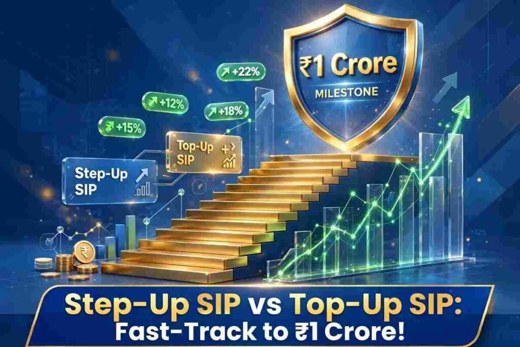 Step-Up SIP vs Auto-Top-Up SIP formula and math to reach 1 crore faster